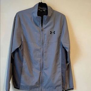 Under Armour Light Gray Zip-Up Jacket unisex